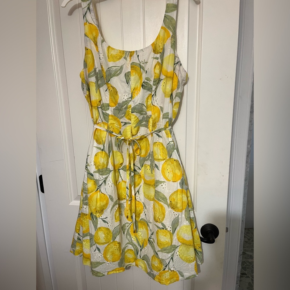 Pappagallo Citrus Delight Midi Dress